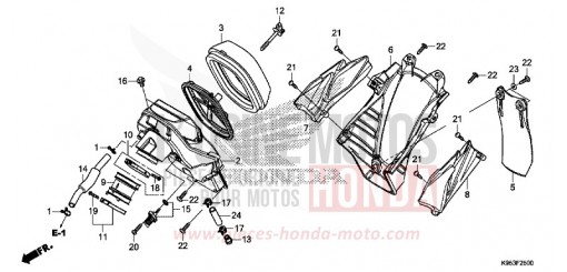 FILTRE A AIR CRF250RL de 2020